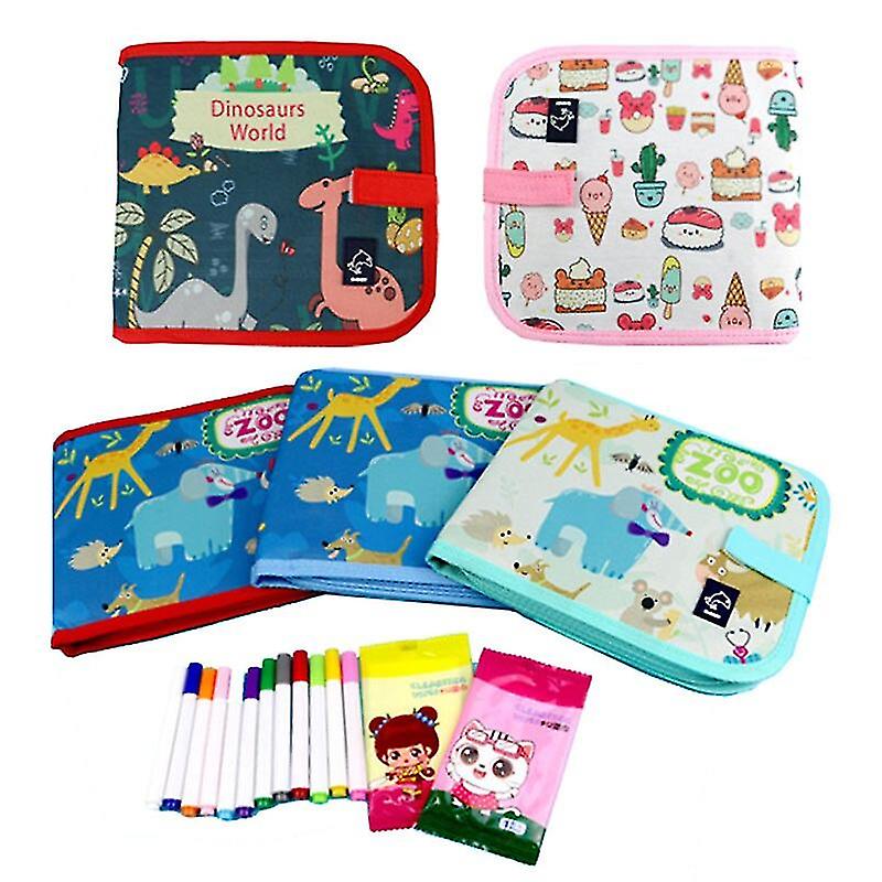 Foto 3 pulgar | Venta Internacional - Set De Pintura Venalisa Kids Con 14 Páginas Y 12 Bolígrafos Borrables