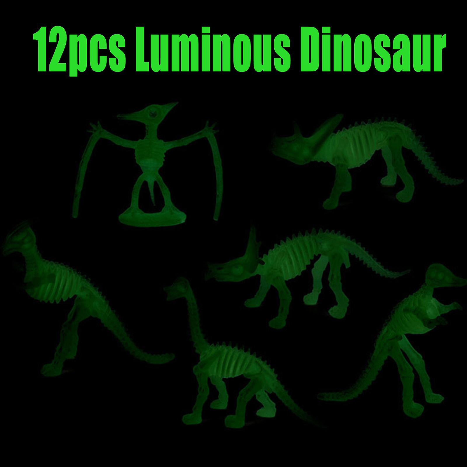 Foto 3 | Venta Internacional - Modelo De Dinosaurio Luminoso De Juguete Con 12 Adornos Resistentes