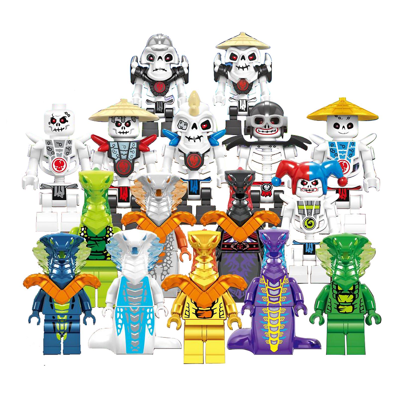 Foto 2 pulgar | Venta Internacional - Set De Minifiguras De Ninjago Building Blocks, 16 Unidades