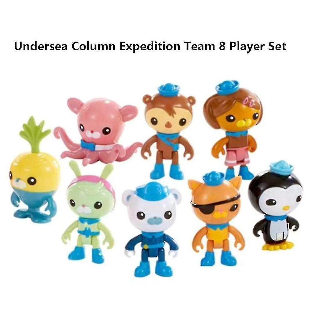 Foto 4 pulgar | Venta Internacional - Set De Figuras De Acción The Octonauts Octo Crew Pack X8