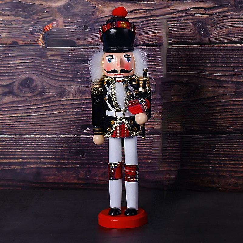 Foto 2 pulgar | Venta Internacional - Adorno Cascanueces Con Forma De Marioneta Con Forma De Soldado, Estilo Británico, 30 Cm