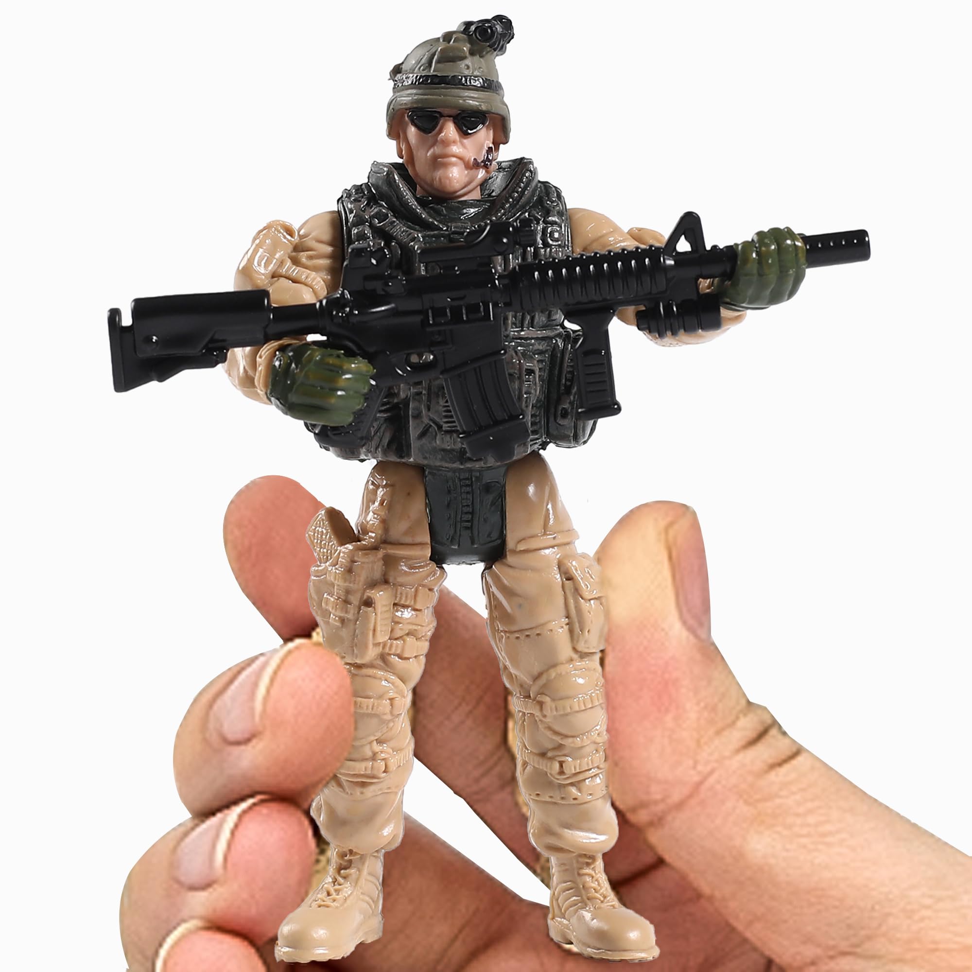 Foto 7 | Venta Internacional - Set De Figuras De Acción De Toy Soldiers, Del Ejército De Ee. Uu. Y Del Equipo Swat