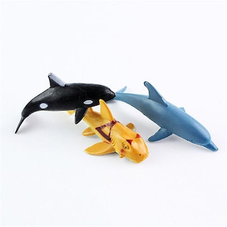 Foto 3 | Venta Internacional - Juguete Para Peces De Piscina, Modelo Sea Life, 24 Piezas, Animales Marinos Educativos