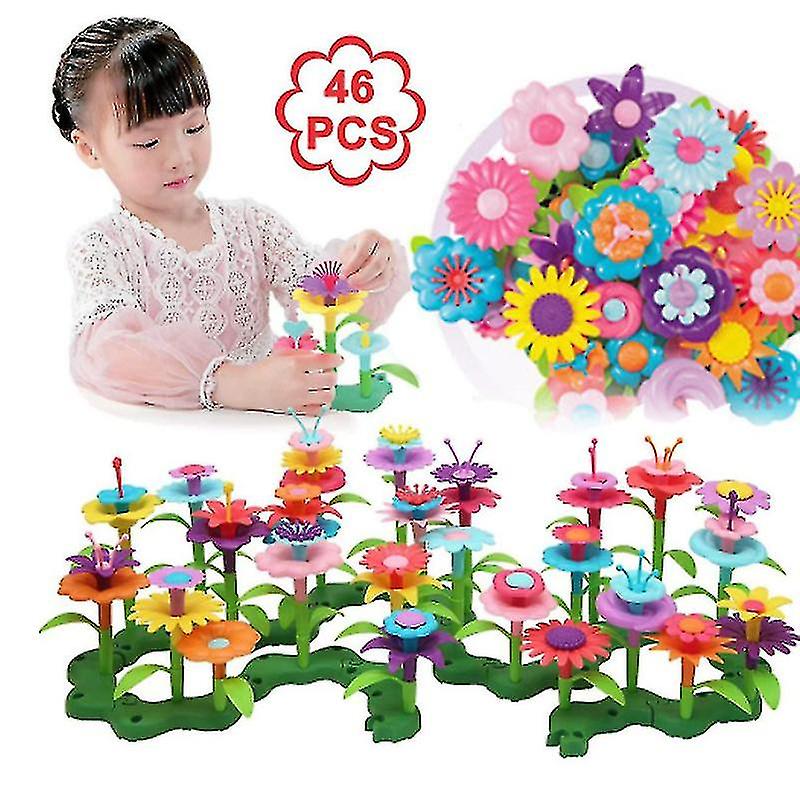 Foto 2 pulgar | Venta Internacional - Casa De Juegos De Juguete Para Niños Con Arreglo Floral, 46 Piezas De Plástico
