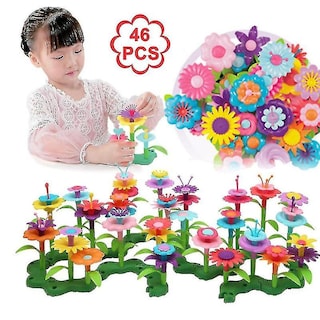 Foto 1 | Venta Internacional - Casa De Juegos De Juguete Para Niños Con Arreglo Floral, 46 Piezas De Plástico