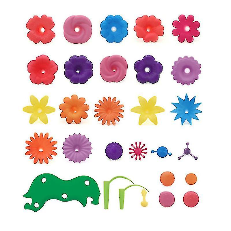 Foto 4 pulgar | Venta Internacional - Casa De Juegos De Juguete Para Niños Con Arreglo Floral, 46 Piezas De Plástico