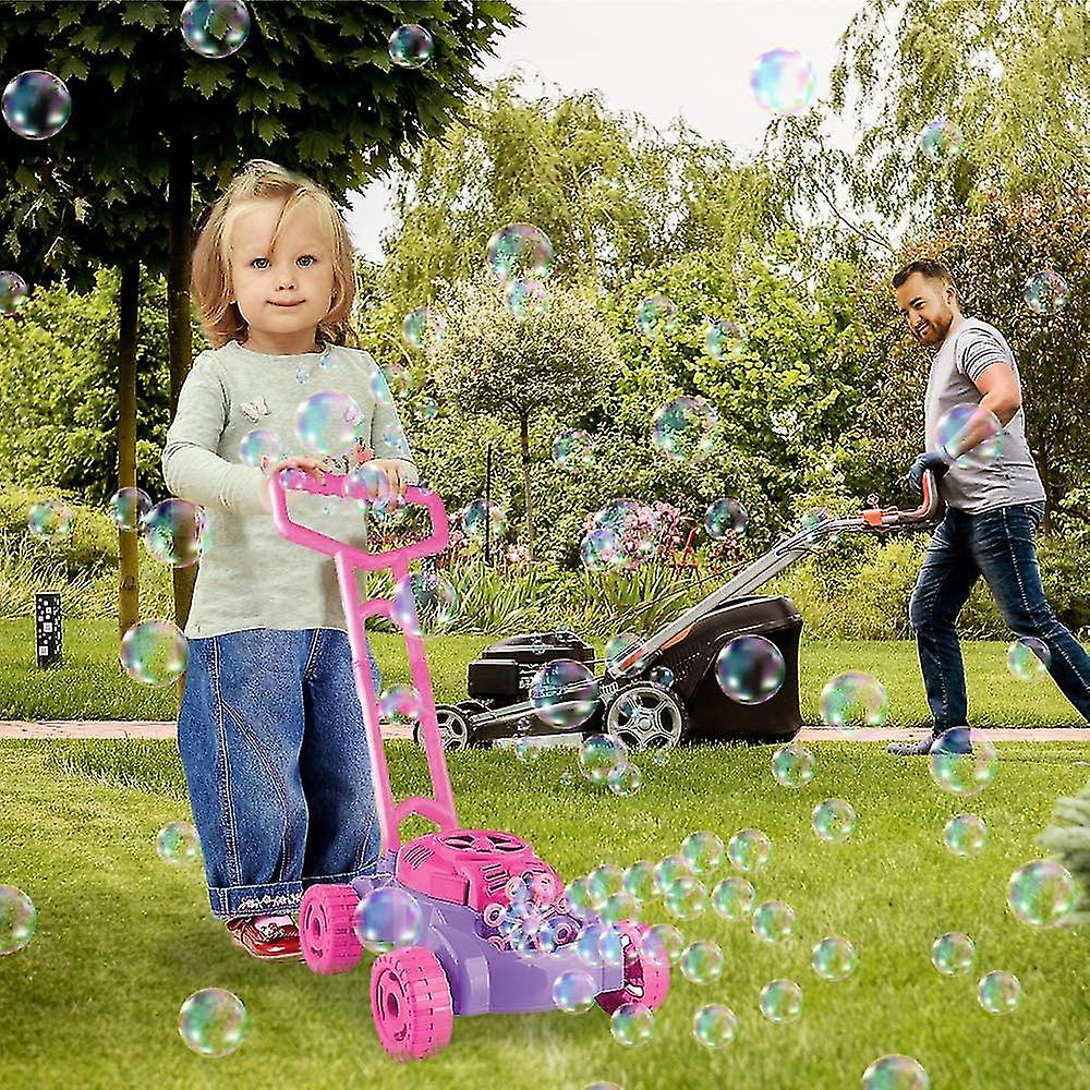 Foto 5 | Venta Internacional - Cortadora De Césped Con Burbujas De Juguete Para Niños Pequeños Con Soplador De Burbujas De