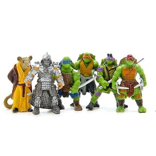 Foto 1 | Venta Internacional - Figura De Acción De Juguete Sajy Taz Tartaruga Ninja, 6 Piezas, 5 Cm