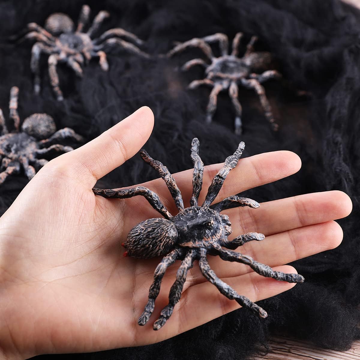 Foto 6 pulgar | Venta Internacional - Figuras de Araña Realistas 4 Piezas