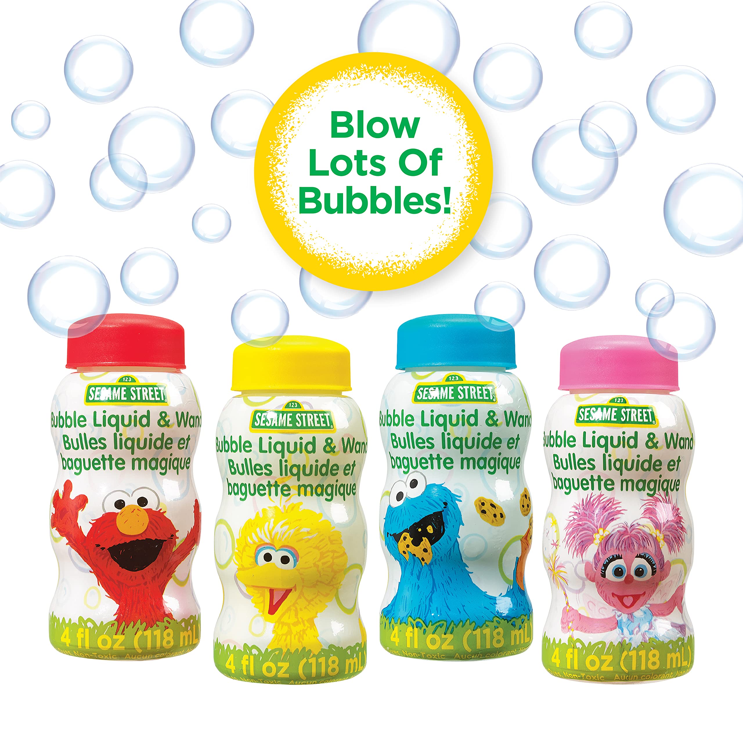 Foto 3 pulgar | Bubbles Toy Little Kids Sesame Street, 120 Ml Con Varita (paquete De 24) - Venta Internacional.