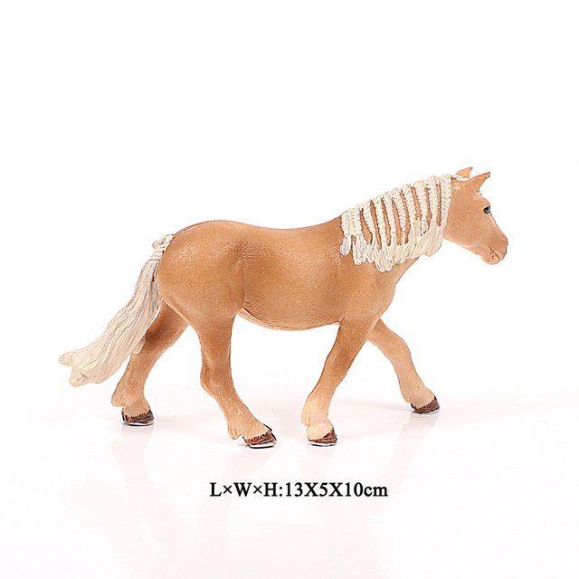 Foto 2 pulgar | Figura De Acción Emulacional Realista De Animal Y Caballo De Toy Model - Venta Internacional.