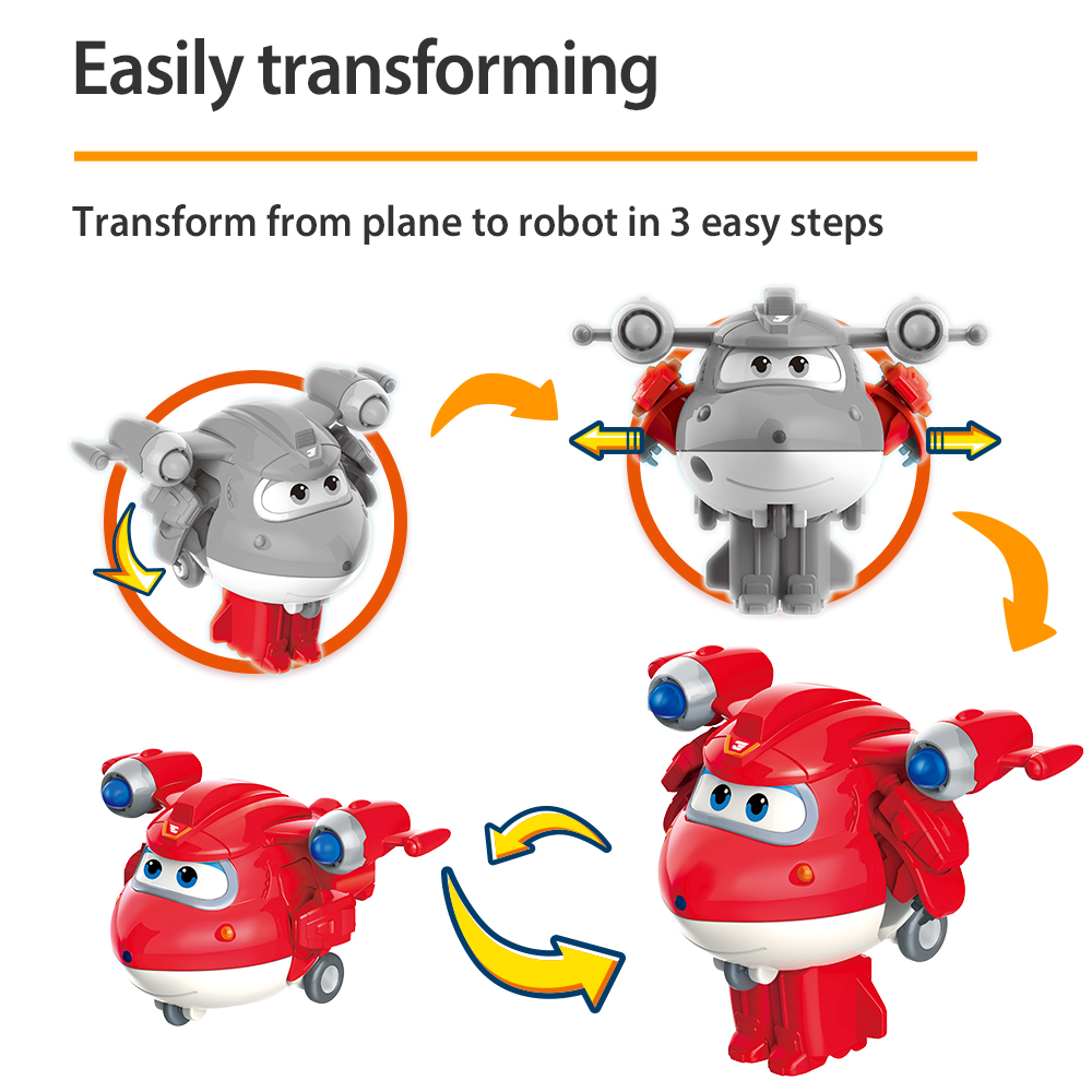 Foto 6 pulgar | Figuras De Acción Super Wings Transforming Miniplane Kids - Venta Internacional.