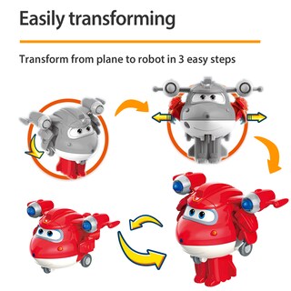Foto 5 | Figuras De Acción Super Wings Transforming Miniplane Kids - Venta Internacional.