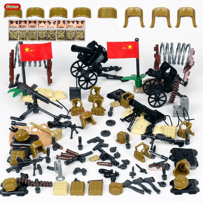 Foto 3 pulgar | Building Blocks: Oenux, Nueva Guerra Mundial, Segunda Guerra Mundial, China, Octava Ruta A - Venta Internacional.