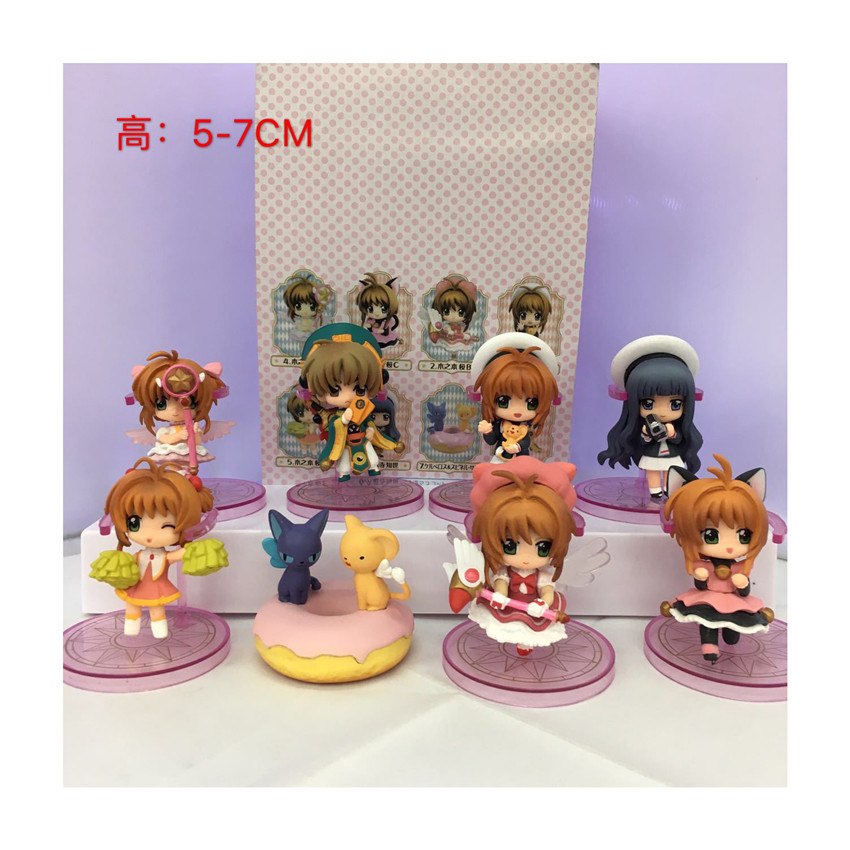 Foto 2 | Set De Figuras De Pvc Cardcaptor Sakura Anime, 8 Piezas - Venta Internacional.