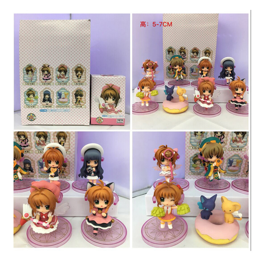 Foto 6 pulgar | Set De Figuras De Pvc Cardcaptor Sakura Anime, 8 Piezas - Venta Internacional.