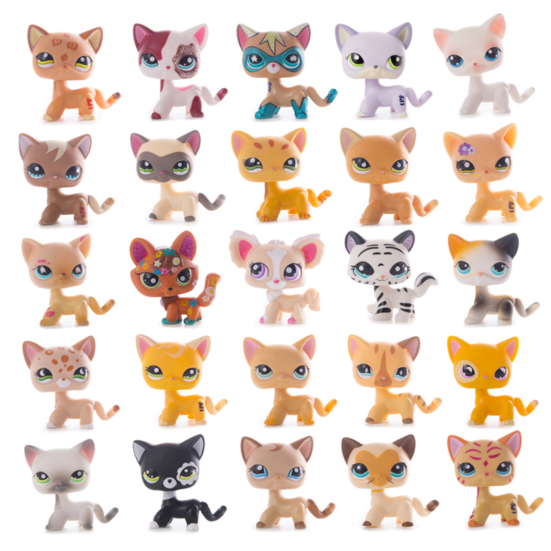 Foto 3 pulgar | Figuras De Acción De Little Pet Shop Para Niños, Coleccionables Con Gatos - Venta Internacional.
