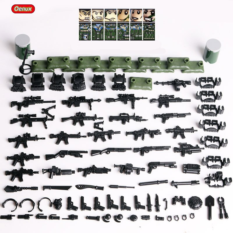 Foto 6 pulgar | Minifigura Building Block Oenux Air Navy Soldier Para Niños De 3 Años O Más - Venta Internacional.