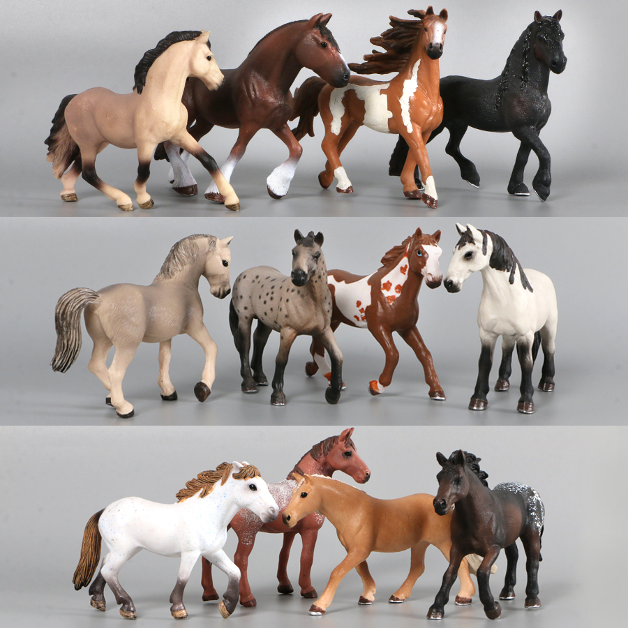 Foto 3 pulgar | Figura De Acción Realista Con Emulación De Caballo Y Animal De Toy Model - Venta Internacional.