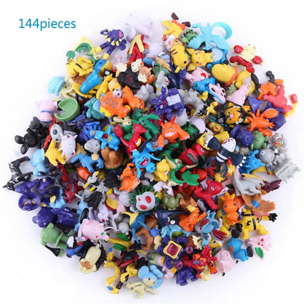 Figura De Acción Pikachu, 2-3 Cm, 144 Unidades/lote De Pvc - Venta Internacional.