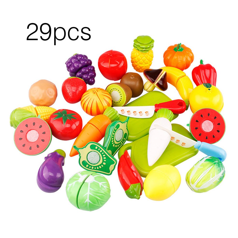 Foto 2 pulgar | Set De Juguetes De Frutas Y Verduras Para Niños - 29 Piezas - Venta Internacional.