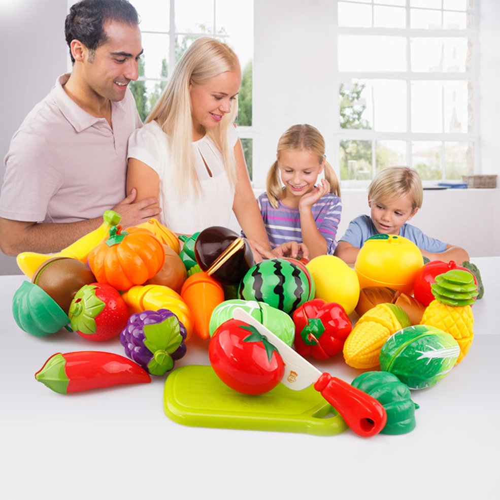 Foto 3 pulgar | Set De Juguetes De Frutas Y Verduras Para Niños - 29 Piezas - Venta Internacional.