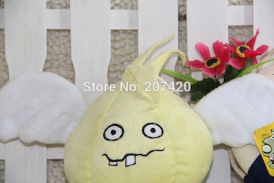 Foto 2 | Muñeca De Peluche Plant Vs Zombies Con Forma De Ángel Y Ajo, 19 Cm - Venta Internacional.