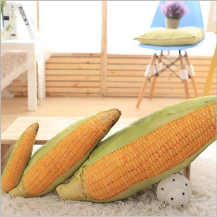 Foto 5 pulgar | Cojín De Almohada Anime Corn Cob Fruit Vegetable 75 Cm - Venta Internacional.