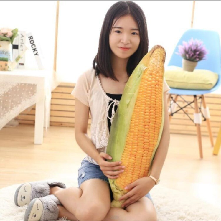 Foto 5 | Cojín De Almohada Anime Corn Cob Fruit Vegetable 75 Cm - Venta Internacional.