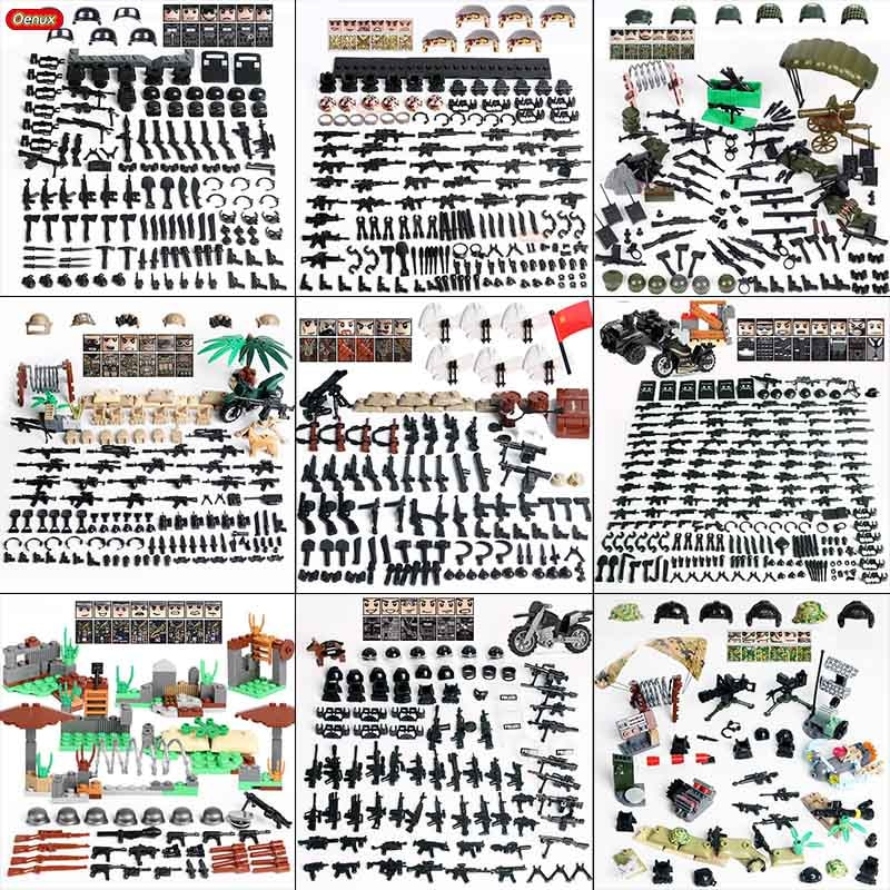 Foto 3 pulgar | Minifiguras Building Block Oenux Ww2 De Soldados Del Ejército Militar - Venta Internacional.