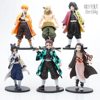 Foto 3 | Kit De Figuras De Acción Kimetsu No Yaiba, 15 Cm, 6 Unidades - Venta Internacional.