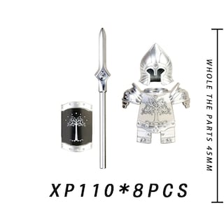Foto 5 | Bloques De Construcción Koruit Kt1014 El Señor De Los Anillos Gondor Soldi - Venta Internacional.