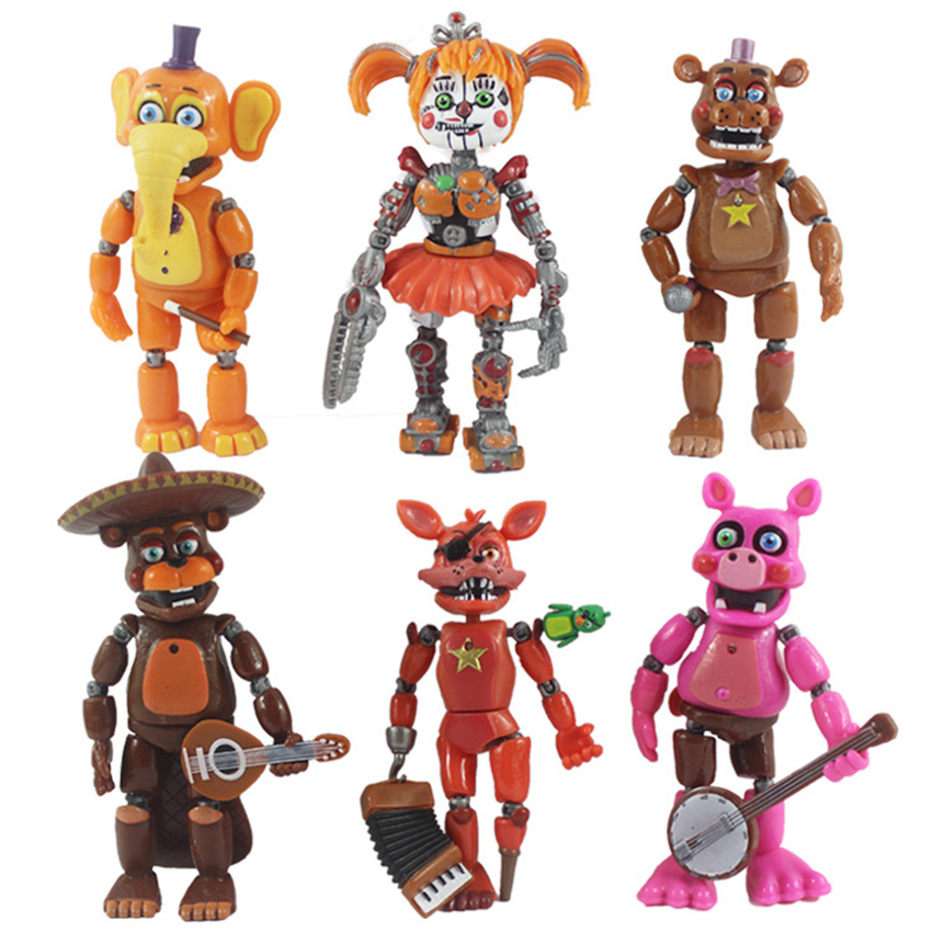 Muñeca Figure Nights At Freddys De 15 Cm Con Luz Para Niños - Venta Internacional.