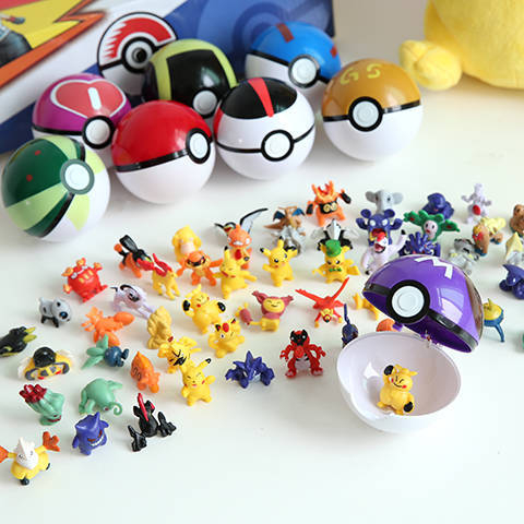 Foto 3 | Muñecas Con Figuras De Pokémon Con Pokeballs X144 Para Niños - Venta Internacional.