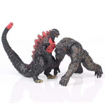 Foto 4 pulgar | Figura De Juguete Godzilla Contra King Kong, Colección De 8 Piezas, 8,5 Cm, Pvc - Venta Internacional.