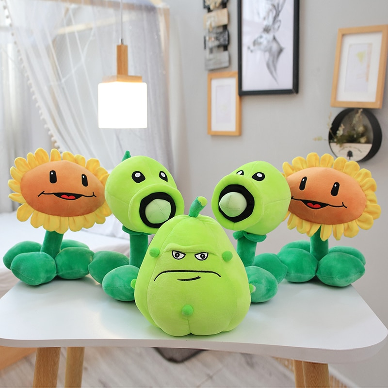 Foto 4 | Muñeco De Peluche Con Forma De Girasol, Lanzador De Guisantes Y Calabaza, 30 Cm - Venta Internacional.