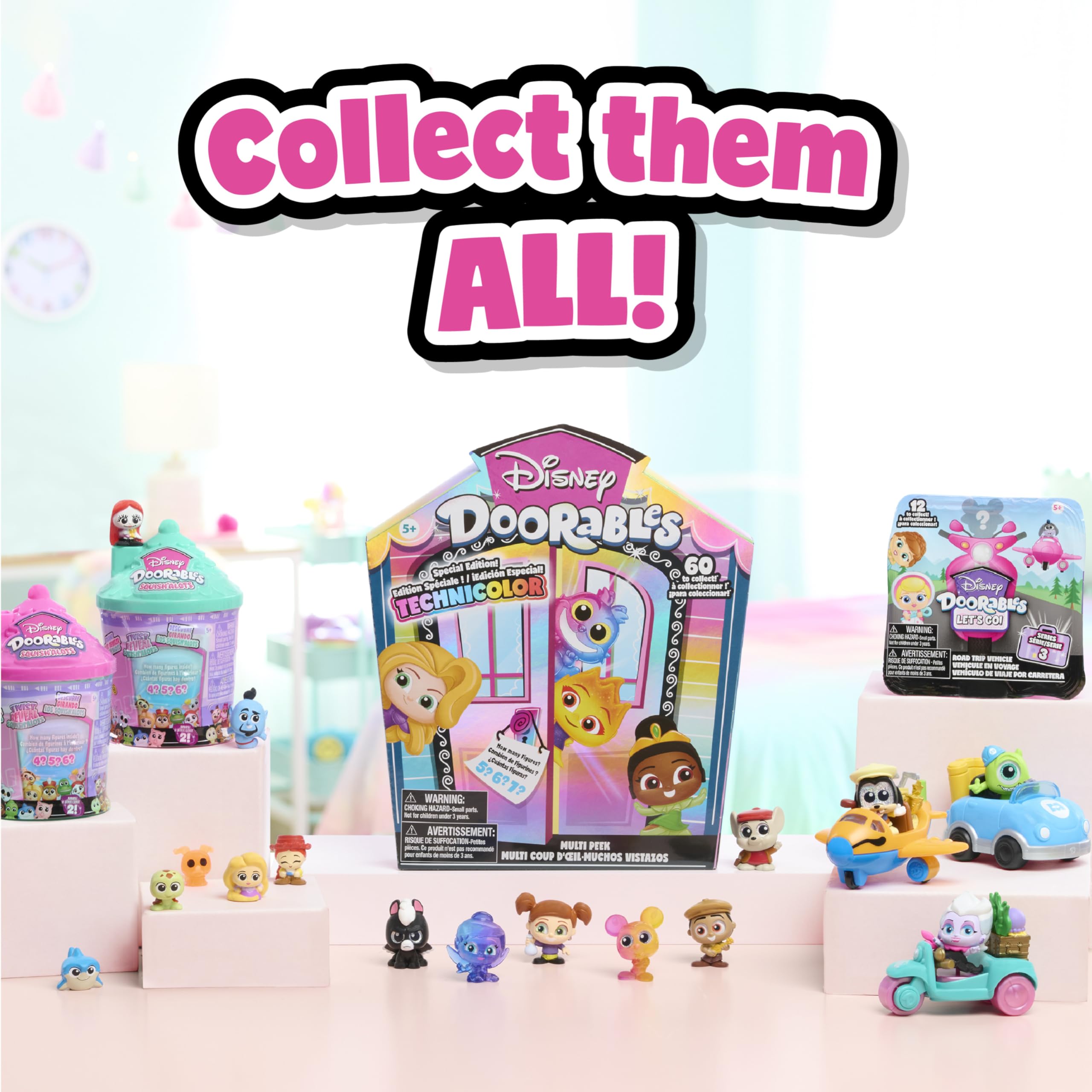 Foto 7 pulgar | Mini Peek Technicolor Just Play Disney Doorables Paquete de 2 - Venta Internacional