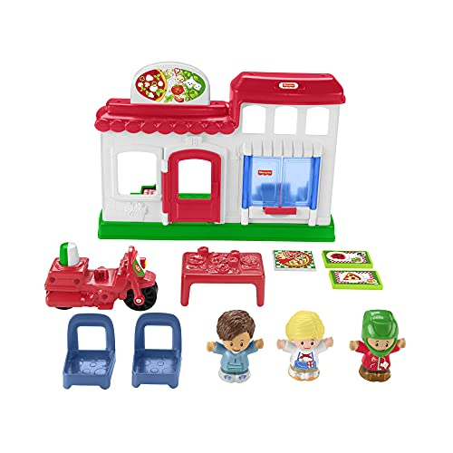 Foto 2 pulgar | Set De Juego Little People We Deliver Pizza Place, Pizza Kit - Venta Internacional.