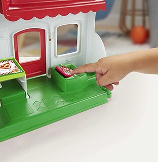 Foto 4 | Set De Juego Little People We Deliver Pizza Place, Pizza Kit - Venta Internacional.