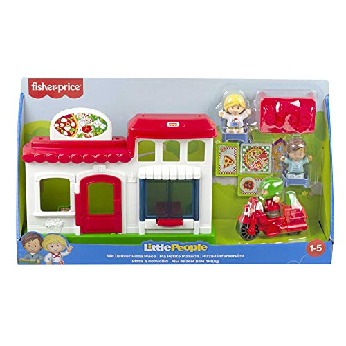 Foto 7 pulgar | Set De Juego Little People We Deliver Pizza Place, Pizza Kit - Venta Internacional.