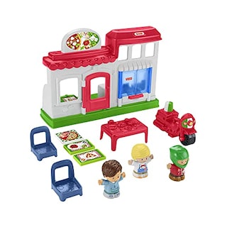 Foto 7 | Set De Juego Little People We Deliver Pizza Place, Pizza Kit - Venta Internacional.