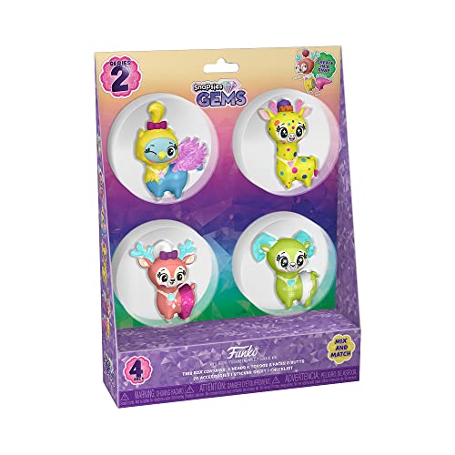 Foto 3 pulgar | Capsule Collectibles Funko Snapsies Wave 3 Gems, Paquete De 4 - Venta Internacional.