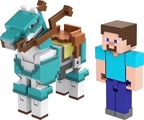 Foto 4 pulgar | Figuras De Acción Mattel Minecraft Craft-a-block, Paquete De 2 - Venta Internacional.