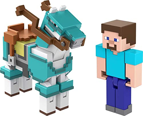 Foto 4 | Figuras De Acción Mattel Minecraft Craft-a-block, Paquete De 2 - Venta Internacional.