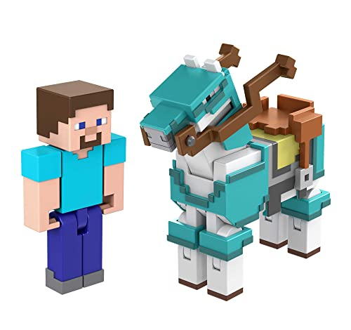 Foto 7 | Figuras De Acción Mattel Minecraft Craft-a-block, Paquete De 2 - Venta Internacional.