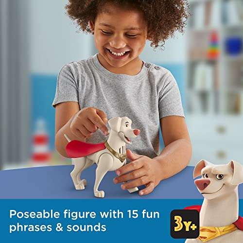 Foto 2 | Figura Criptográfica Parlante De Fisher-price Dc League Of S - Venta Internacional.