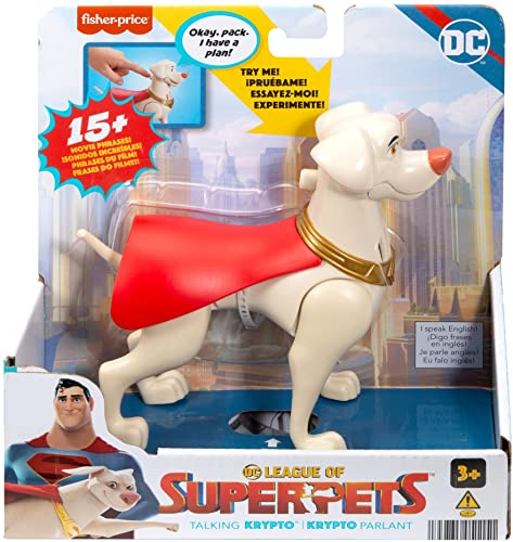 Foto 6 pulgar | Figura Criptográfica Parlante De Fisher-price Dc League Of S - Venta Internacional.