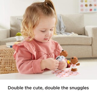 Foto 5 | Set De Figuras De Gemelos Little People Snuggle De Fisher-pr - Venta Internacional.