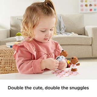 Foto 6 | Set De Figuras De Gemelos Little People Snuggle De Fisher-pr - Venta Internacional.