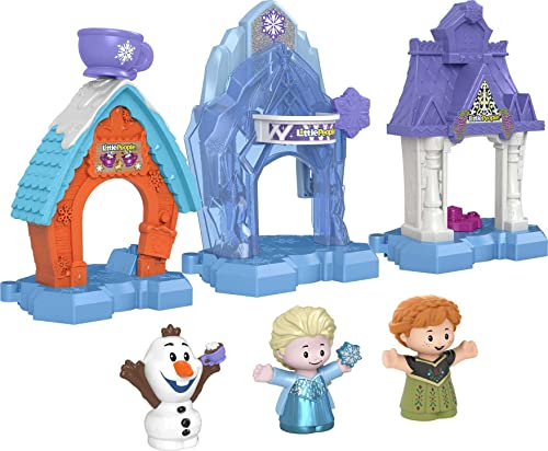 Foto 1 | Set Disney Frozen Snowflake Village De Fisher-price Little P - Venta Internacional.